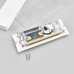 Lindby LED buiten wandlamp Safira, metaal, omhoog/omlaag, IP44