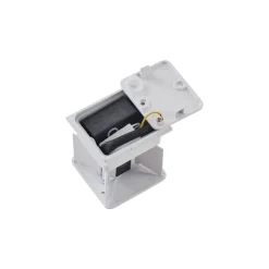 Lindby LED buiten wandlamp Nivar, hoekig, wit, metaal, IP54