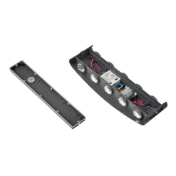 Lindby LED buiten wandlamp Ithan, 5-lamps, antraciet, metaal