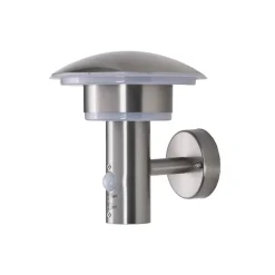 Lindby LED buiten wandlamp Lillie, sensor, hoogte 19cm