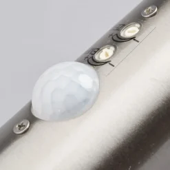 Lindby LED buiten wandlamp Lillie, sensor, hoogte 19cm