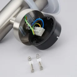 Lindby LED buiten wandlamp Lillie, sensor, hoogte 19cm