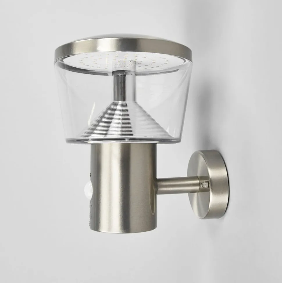 Lindby LED buiten wandlamp Antje, bewegingsmelder, IP44
