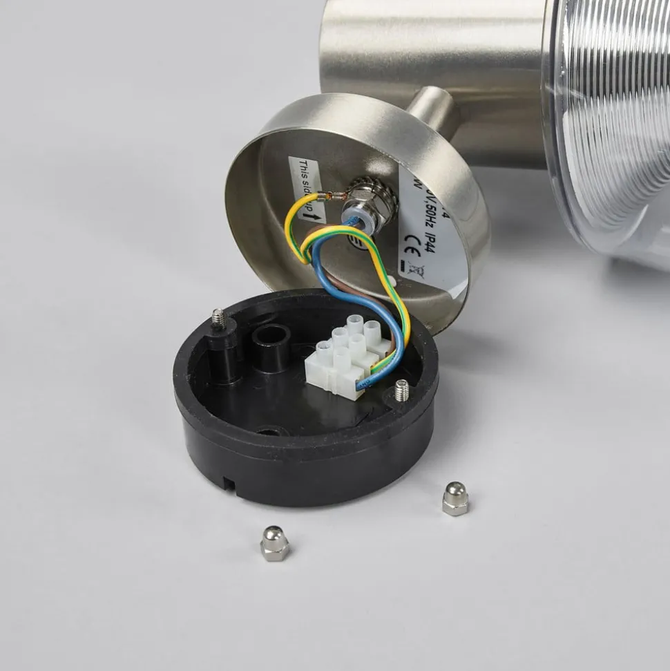 Lindby LED buiten wandlamp Antje, bewegingsmelder, IP44