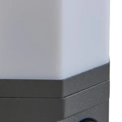 Lindby LED buiten wandlamp Alaric, aluminium, antraciet, sensor