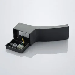 Lindby LED buiten wandlamp Ilvita, sensor, antraciet, IP54