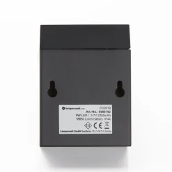 Lindby LED buiten wandlamp Chioma, antraciet, sensor