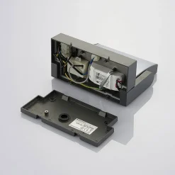 Lindby LED buitenwandlamp Sherin, set van 2, draaibaar, sensor