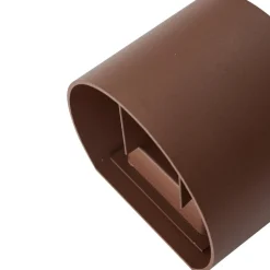 Lindby LED buitenwandlamp Nivar, rond, roest, metaal, IP54