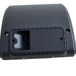 Lindby LED buitenwandlamp Radane, donkergrijs, hoekig, IP54