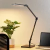 Lindby LED bureaulamp Antisa, zwart, CCT, dimbaar