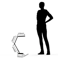 Lindby LED bureaulamp Antisa, zwart, CCT, dimbaar