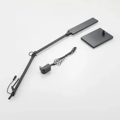 Lindby LED bureaulamp Antisa, zwart, CCT, dimbaar