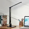 Lindby LED bureaulamp Eleni, zwart, CCT, dimbaar