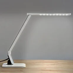 Lindby LED bureaulamp Eleni, wit, CCT, dimbaar