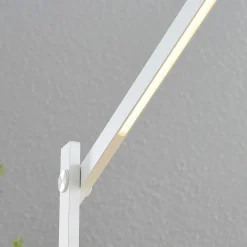 Lindby LED bureaulamp Loretta, hoogte 43 cm, wit, CCT