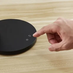 Lindby LED bureaulamp Loretta, 43 cm, zwart, CCT