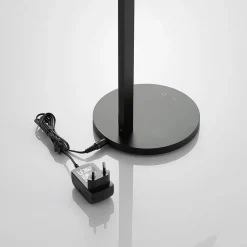 Lindby LED bureaulamp Loretta, 43 cm, zwart, CCT