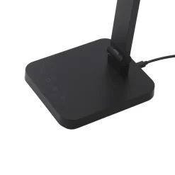 Lindby LED bureaulamp Rylas, zwart, USB, CCT