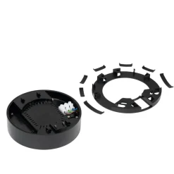 Lindby LED driver Lumaro, zwart, Ø 13 cm, 100W