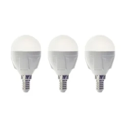 Lindby LED druppellamp, E14, 4,9W, 3.000 K, 470 lm, set van 3