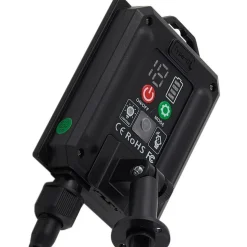 Lindby LED grondspies lamp Syrene, 45 cm, zwart, aluminium