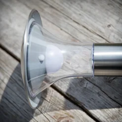 Lindby LED grondspies lamp Jolin, 66 cm, roestvrij staal