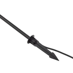 Lindby LED grondspies lamp Darleen, antraciet, metaal, Ø10cm