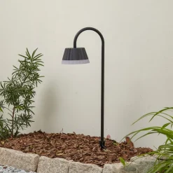 Lindby LED grondspies lamp Ameline, antraciet, IP65, 77 cm