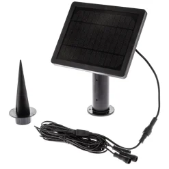 Lindby LED grondspies lamp Malida, set van 3, zwart