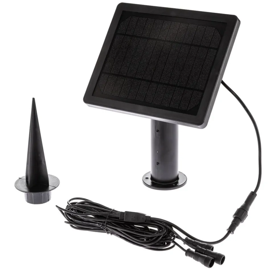 Lindby LED grondspies lamp Malida, set van 3, zwart