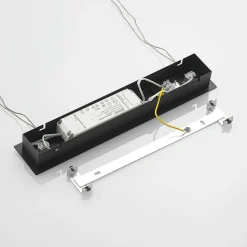 Lindby LED hanglamp Arneja, zwart, CCT, in hoogte verstelbaar