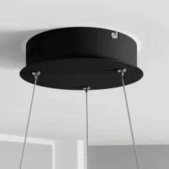 Lindby LED hanglamp Davian, messingkleurig, 49 cm, dimbaar