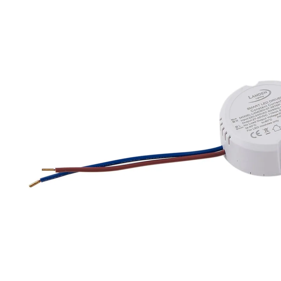 Lindby LED inbouwlamp Eldrin, wit, lichtstrip, 13,1 cm