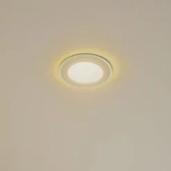 Lindby LED inbouwlamp Toka, 6,5 W, wit, kunststof, CCT