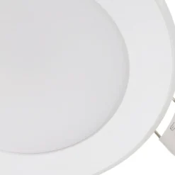 Lindby LED inbouwlamp Toka, 6,5 W, wit, kunststof, CCT