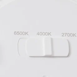 Lindby LED inbouwlamp Toka, 6,5 W, wit, kunststof, CCT