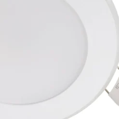 Lindby LED inbouwlamp Toka, 4,9 W, wit, kunststof, CCT