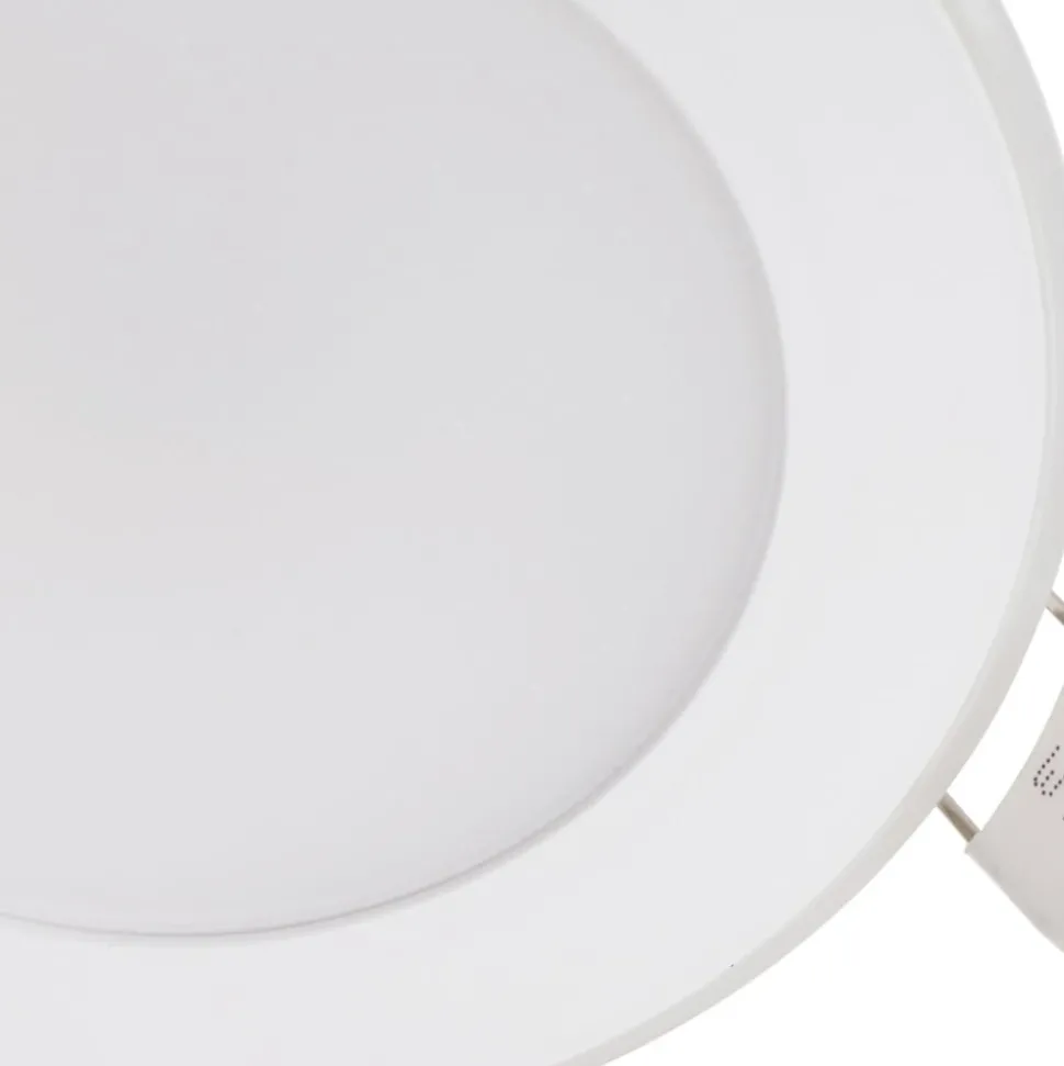 Lindby LED inbouwlamp Toka, 4,9 W, wit, kunststof, CCT