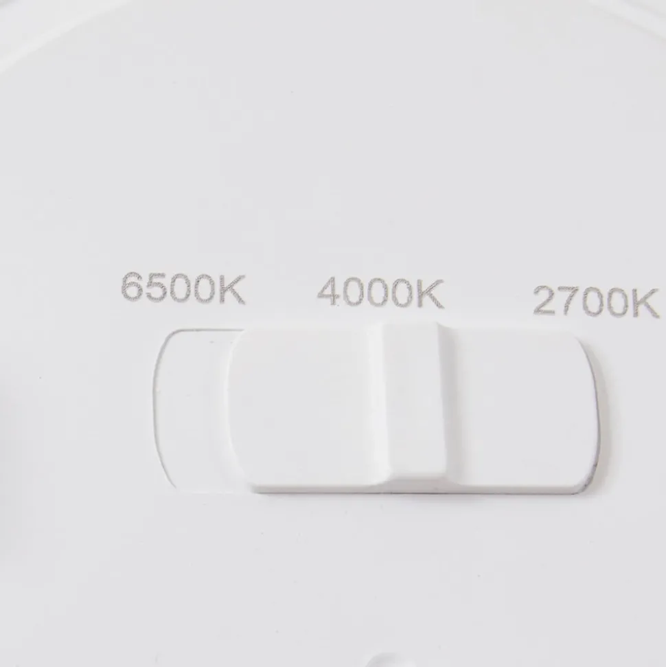 Lindby LED inbouwlamp Toka, 4,9 W, wit, kunststof, CCT