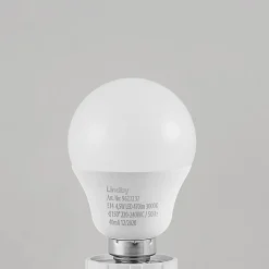 Lindby LED lamp, druppel, E14, 4,5W, opaal, 3000K