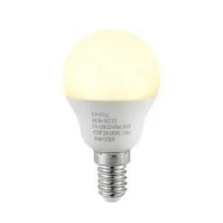 Lindby LED lamp E14 G45 4,5W 3.000K opaal set van 10