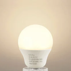 Lindby LED lamp E14 G45 4,5W 3.000K opaal set van 10