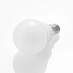 Lindby LED lamp E14 G45 4,5W 3.000K opaal set van 3