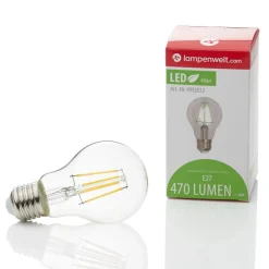 Lindby LED lamp, gloeidraad, E27, 4W, helder, 2700K