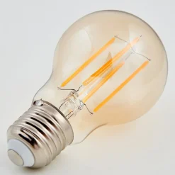 Lindby LED lamp, gloeidraad, E27, 6W, amber, 1800K