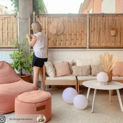 Lindby LED lamp op zonne-energie Lago, set van 3, bollen, grondpin, wit