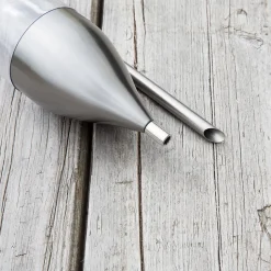 Lindby LED lamp op zonne-energie Jari, hoogte 122 cm, roestvrij staal, helder