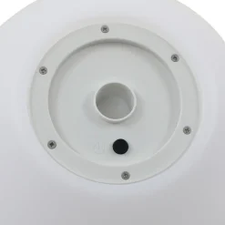 Lindby LED lamp op zonne-energie Amaria, rotan, licht, Ø 27 cm