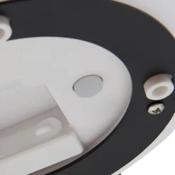 Lindby LED lamp op zonne-energie Kelda, zwart, metaal, 38cm, dimbaar.